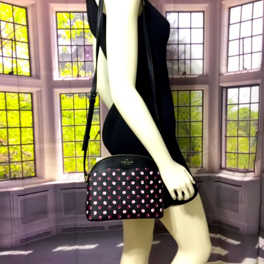 NWT Kate Spade Black Payton Dome Crossbody Bag - Picture 13 of 13